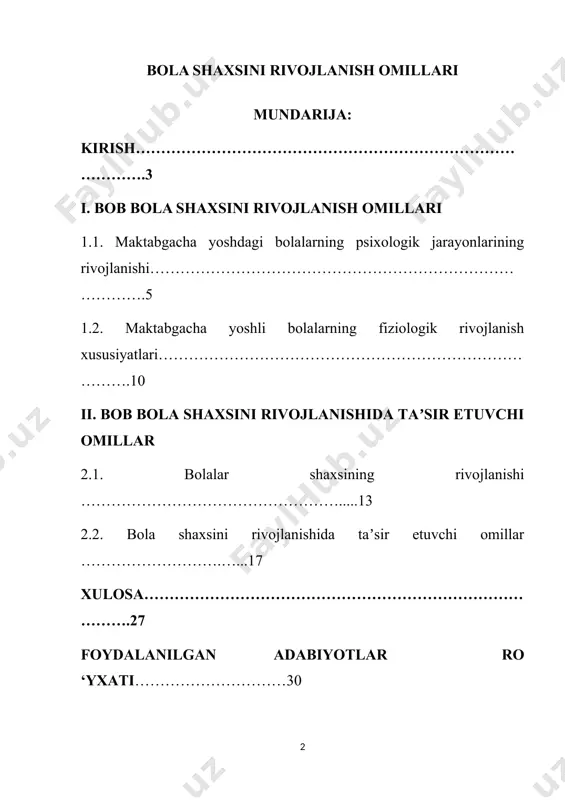 onlarga g'amxo'rlik bilan qarash, mehnatsevarlik, kattalar mehnati natijalarini asrab-avaylash kabi axloqiy sifatlar tarbiyalaydi. yuqoridagilarni hisobga olgan holda kurs ishining dolzarbligi asoslandi. maktabgacha ta'limning maqsad va vazifalari. davlat talablarida maktabgacha ta'lim-tarbiyaning mazmuni. bolalarni maktabga tayyorlash fanining boshqa fanlar bilan aloqasi. maktabgacha ta'lim muassasasida ta'lim-tarbiya ishini davr talabi ekanligi. maktabgacha ta'lim muassasasida bolalarni rivojlantirish bosqichlari. har bir maktabgacha ta'lim muassasasi yagona nazorat tizimini yaratishi kerak, uning maqsad va vazifalari maktabgacha ta'lim muassasasining ta'lim va tarbiya jarayonining maqsad va vazifalaridan kelib chiqadi, shuning uchun yillik rejada rejalashtirilgan (4-bo'lim nazorat va boshqaruv). ). nazorat o‘z vaqtida amalga oshirilsa va uni amalga oshirish natijasida rejalashtirilgan tadbirlar amalga oshirilsa samarali bo‘ladi. nazorat jarayonida faktni bayon qilish emas, balki kamchiliklarning sabablarini aniqlash, ularni bartaraf etish bo‘yicha samarali chora-tadbirlar ishlab chiqish muhim ahamiyatga ega. o'qituvchilar tarkibining barcha a'zolari har qanday test natijalarini bilishlari kerak. shunday qilib, nazorat bo'lishi kerak muntazam, tizimli, samarali va shaffof. nazoratning eng keng tarqalgan …
