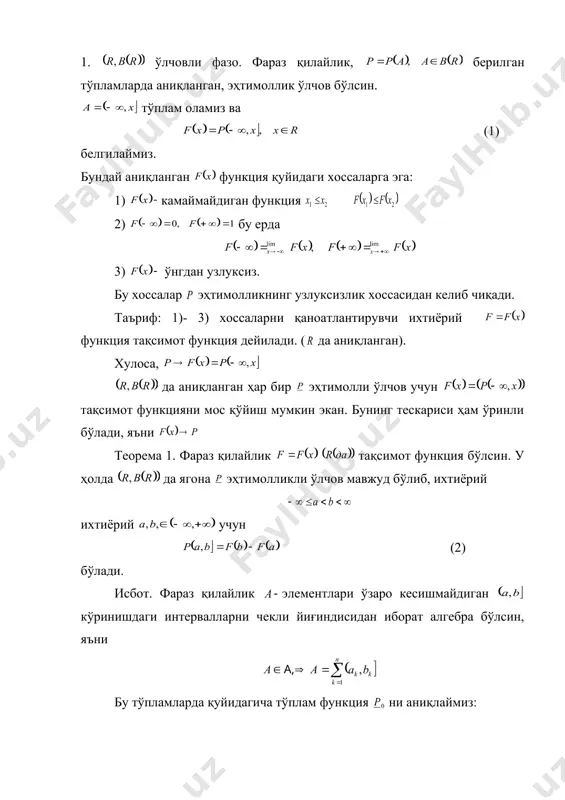 lim = ® n n y x x x f ( ) ¥ - i x ( ) n m n x x f f ,...., 1 = f - n n r - ® n f p ( ) - - n n x x f f ,...., 1 - n r ( ) ( ) n n r b r , p ( ] ( ) n n b a b a b a x x f b a p n n ,...., ...... , 1 , 2 2 1 1 d d d = 2 = n ( ) ( ) ( ) ( ) ( ) ( ) ( ) [ ] = - - - = - d = d d 2 1 2 2 1 2 2 1 2 2 1 2 1 1 2 2 1 2 2 1 2 , , , …