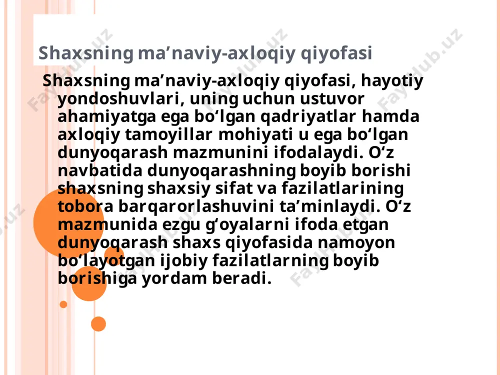 dunyoqarash pedagogik jarayon sifatida - Page 5
