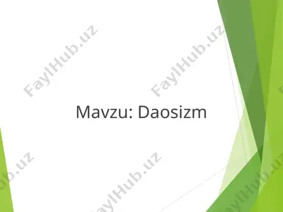 daosizm — PPT