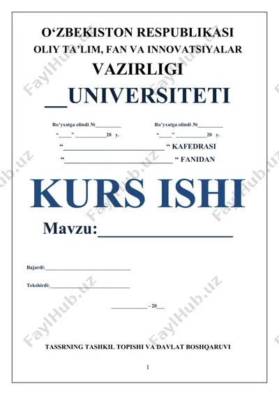 sovet totalitar davlatchiligi tarixi va boshqaruv tizimi — DOCX