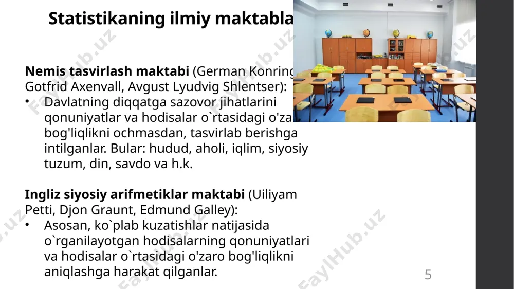 statistikaning predmeti, metodi va vazifalari - Page 5