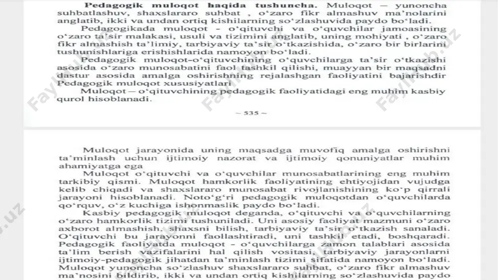 malumotlar bazasining yaratilishi va o'zgarishi - Page 2