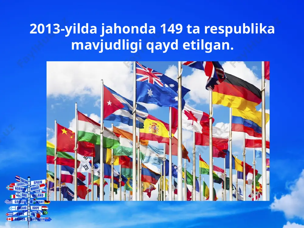 jahon mamlakatlarining davlat tuzumi va boshqaruv shakllari . 9 - sinf - Page 4