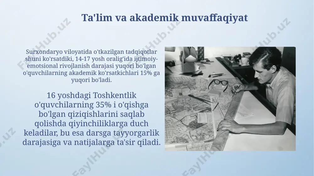 davrida formal operatsion fikrlash rivojlanadi, bu esa 11-15 yoshdagi yoshlarga abstrakt tushunchalarni, gipotezalarni va mantiqiy xulosalarni shakllantirish imkonini beradi, masalan, algebraik masalalarni yechishda. e'tiboringiz uchun rahmat @taqdimot_robot image4.png image5.jpg image6.jpg image7.jpg image8.jpg image9.jpg image10.jpg image11.jpg image12.jpg image13.jpg image14.jpg image15.jpg image3.jpeg