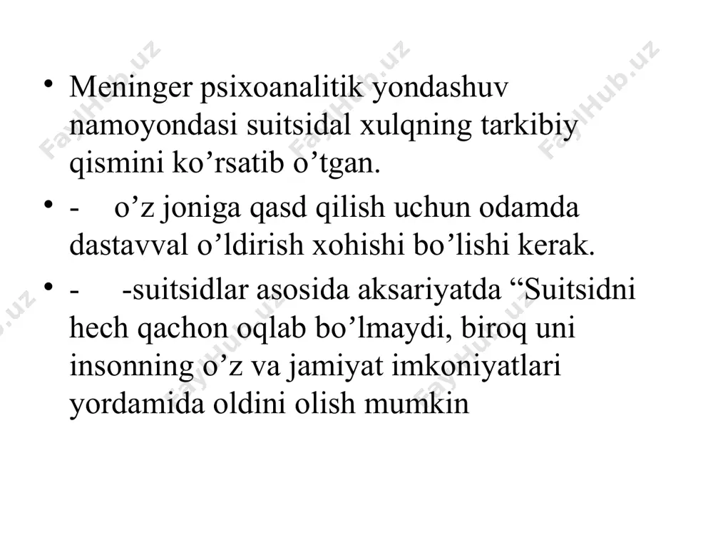 suitsidalarning shakllanish kontseptsiyasi. suitsidal motivatsiya - Page 5