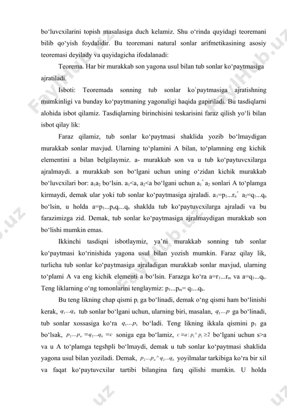 tub va murakkab sonlar - Page 5