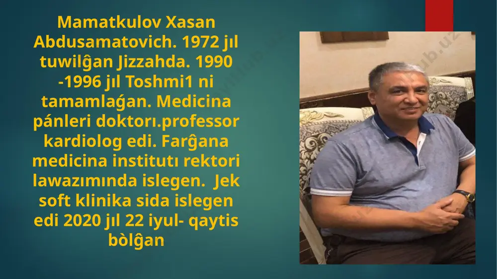 medicina xızmetkerleri kúni bayrami haqida ma'lumotlar - Page 5