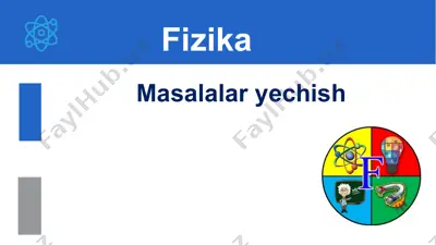masalalar yechish. 9-sinf 49-mavzu — PPTX