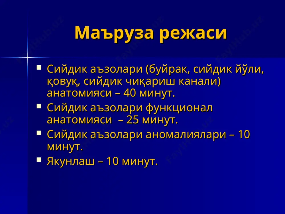 сийдик чиқарув аъзоларининг анатомияси - Page 2