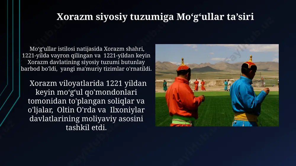 xorazmshohlar va mo'g"ullar o'rtasidagi munosabatlar - Page 4