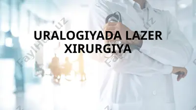 uralogiyada lazer xirurgiya — PPTX