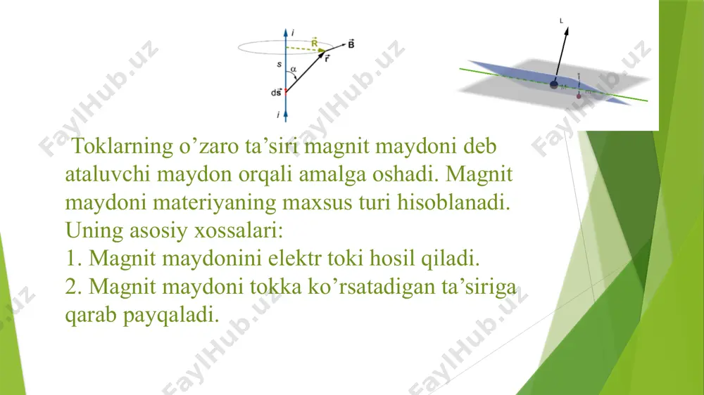 bio-savar-laplas qonuni va uning turli o‘tkazgichlarga tatbiqi - Page 3