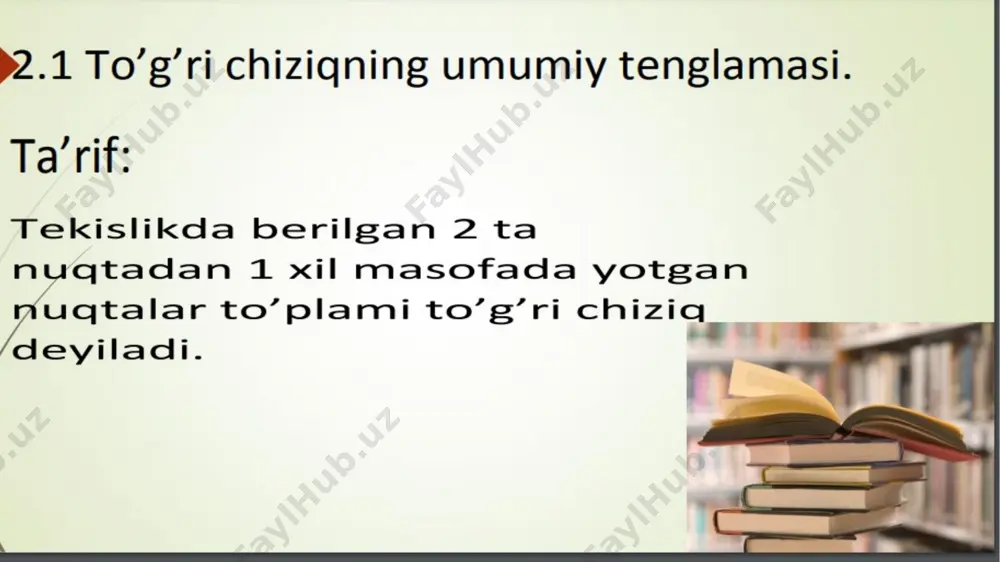 to'g'ri chiziqning umumiy tenglamasi - Page 3