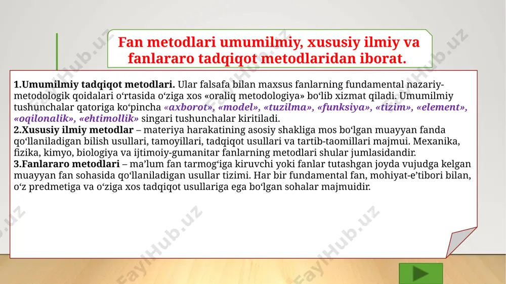 pertlar axborot olishning bosh manbai hisoblanadi. proektiv metodlar (psixologiyaga xos)–insonning produktiv faoliyati natijalariga qarab, uning shaxsiy xususiyatlarini bilvosita o‘rganish usuli. testlash (psixologiya va pedagogikada)–standartlashtirilgan topshiriqlar bo‘lib, ularni bajarish natijalari ayrim shaxsiy xususiyatlar (bilim, ko‘nikma, xotira, zehn va sh.k.)ni o‘lchash imkonini beradi. testlarning ikki asosiy guruhi farqlanadi–intellekt testlari (mashhur q koeffitsienti) va erishilgan (kasbda, sportda va h.k.) natijalar testlari. sotsiometriya metodi–ijtimoiy hodisalarni o‘rganishda matematika vositalaridan foydalanish. undan ko‘pincha «kichik guruhlar»ni va ulardagi shaxslararo munosabatlarni o‘rganishda foydalaniladi. o‘yin metodlari–boshqaruv qarorlarini ishlab chiqishda qo‘llaniladi. imitatsion o‘yinlar (ishbilarmonlik o‘yinlari) va ochiq o‘yinlar (ayniqsa, nostandart) vaziyatlarni tahlil qilishda farqlanadi. o‘yin metodlari orasida psixodrama va sotsiodrama alohida o‘rin tutadi. ularda ishtirokchilar tegishincha individual va gruppaviy vaziyatlarni ko‘rib chiqadilar. «dialektika» (yunon. dialektike – suhbat qurish san’ati) so‘zining «dialog» (yunon. dialogos – ikki yoki bir nechta suhbatdoshlar so‘zlashuvi) so‘zi bilan umumiy jihatlari bisyor. dastlab dialektika bahslashish, munozara qilish san’ati sifatida tushunilgan, bunda fikrlar, qarashlar qarama-qarshiligi vositasida haqiqatning tagiga …