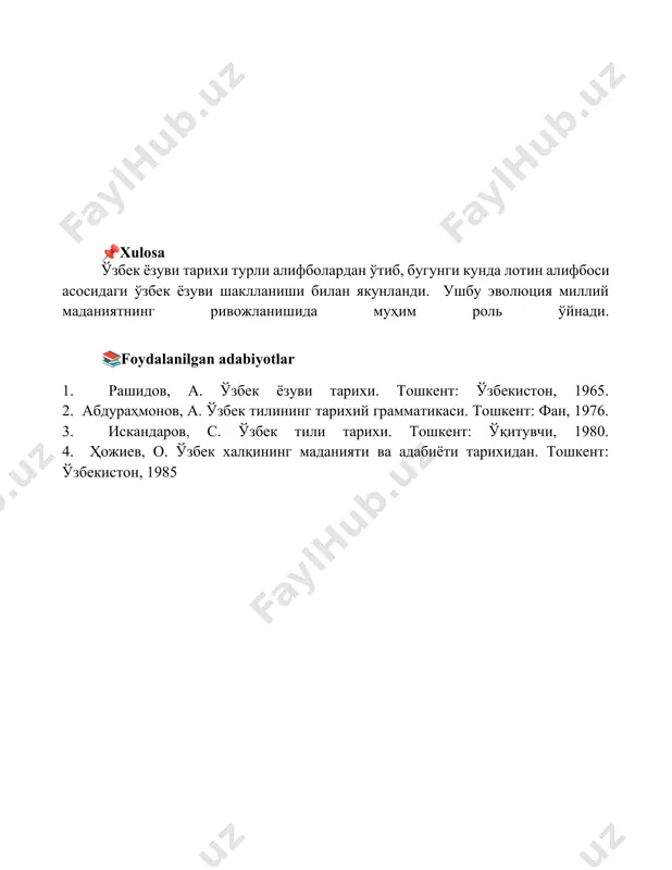 zamonaviy o'zbek yozuvi - Page 5
