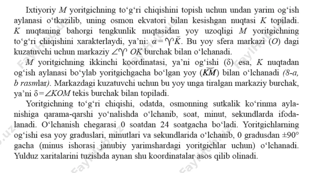 osmon koordinatlari. yulduzlarning xaritalari. yulduzlarning ko’rinma - Page 4