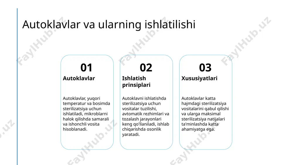 torlar o'rtasidagi farqlar tahlil qilinadi. mikroblarning yo'qolishi, infektsiyalarni oldini olishda katta ahamiyatga ega. photo by national cancer institute on unsplash sterilizatsiya usullari: xususiyatlari va muammolari sterilizatsiya turlari autoklavlar, uv sterilizatorlar, kimyoviy sterilizatorlar kabi turli sterilizatsiya usullari mavjud. sterilizatsiya xususiyatlari sterilizatsiya jarayonida vositaning tarkibi, o'lchami, va sterilizatsiya davom etish vaqti muhimdir. sterilizatsiya muammolari sterilizatsiya jarayonlarida voz kechish, sterilizatsiya vaqti, sterilizatsiya vaqti davri ko'p muammo bo'lgan holatlarda muhimdir. sterilizatsiya natijalari to'g'ri sterilizatsiya natijalari olish uchun muayyan sterilizatsiya usullari va dasturlar foydalaniladi. sterilizatsiya usullari: biologik riskni kamaytirish 1 biologik risklar tushunchasi - sterilizatsiya jarayonida biologik agentlarning zararli to'xtashini oldini olish uchun muhim usul. 2 sterilizatsiya vositalari - sterilizatsiya uchun xususiy vositalar yaratilgan, biologik risklarni minimallashtirish uchun eng so'nggi texnologiyalar qo'llaniladi. 3 biologik riskni identifikatsiya qilish - sterilizatsiya davomida biologik risklar aniqlanib, ularni kamaytirish uchun mos keluvchi usullar qo'llaniladi, jarayonning samaradorligini ta'minlash maqsadida. 4 sterilizatsiya natijalari - to'xtaladigan biologik risklarni kamaytirish natijalari ko'rsatiladi, sterilizatsiya …