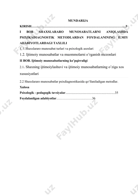 alab qiladi. shaxslararo munosabatlarga ta'sir qiluvchi individual psixologik xususiyatlarni o'rganish ushbu munosabatlarning shakllanishi va rivojlanish mexanizmlarini yaxshiroq tushunishga, shuningdek tuzatish va qo'llab-quvvatlashning samarali usullarini ishlab chiqishga imkon beradi. ushbu tadqiqotning maqsadi shaxslararo munosabatlarga ta'sir qiluvchi individual psixologik jihatlarni aniqlash va tahlil qilishdir. shunday qilib, ushbu tadqiqot shaxslararo munosabatlarning individual psixologik jihatlarini chuqur o'rganishga qaratilgan bo'lib, bu psixologiyaning ushbu muhim sohasining nazariy va amaliy jihatlarini rivojlantirishga hissa qo'shadi. shaxslararo munosabatlar-bu birgalikdagi faoliyat va aloqa jarayonida rivojlanadigan odamlar o'rtasidagi munosabatlar va o'zaro munosabatlar tizimi. ushbu munosabatlar rasmiy yoki norasmiy, uzoq muddatli yoki qisqa muddatli bo'lishi mumkin va turli darajadagi hissiy yaqinlik va ijtimoiy ahamiyatga ega bo'lishi mumkin. temperament-bu insonning aqliy faoliyati dinamikasini, masalan, reaktsiya tezligi, hissiy qo'zg'aluvchanlik va faollik darajasini belgilaydigan tug'ma xususiyatlarining to'plami. gippokrat va gallen tomonidan taklif qilingan klassik temperament nazariyasi temperamentning to'rt turini aniqlaydi: xolerik, sanguine, flegmatik va melankolik. tadqiqotlar shuni ko'rsatadiki, temperament ijtimoiy vaziyatlarda shaxslararo va xulq-atvor uslubiga …