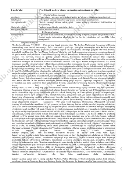 abu rayhon beruniy — DOCX