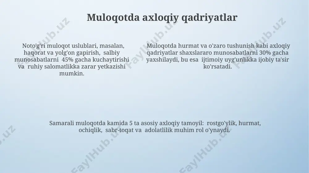 muloqot asosida manaviy madaniyatning shakllanishi - Page 5