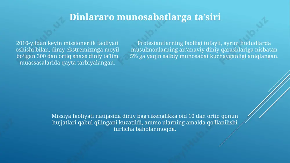 missionerlik faoliyati oʻzbekistonda - Page 5