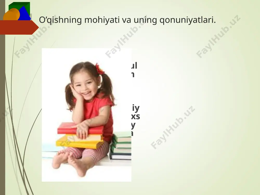 quvchilar tomonidan tanlanib, ular o’quvchining maqsadi, qiziqishi, kelajak rejalari bilan bevosita bog`liq bo’ladi.