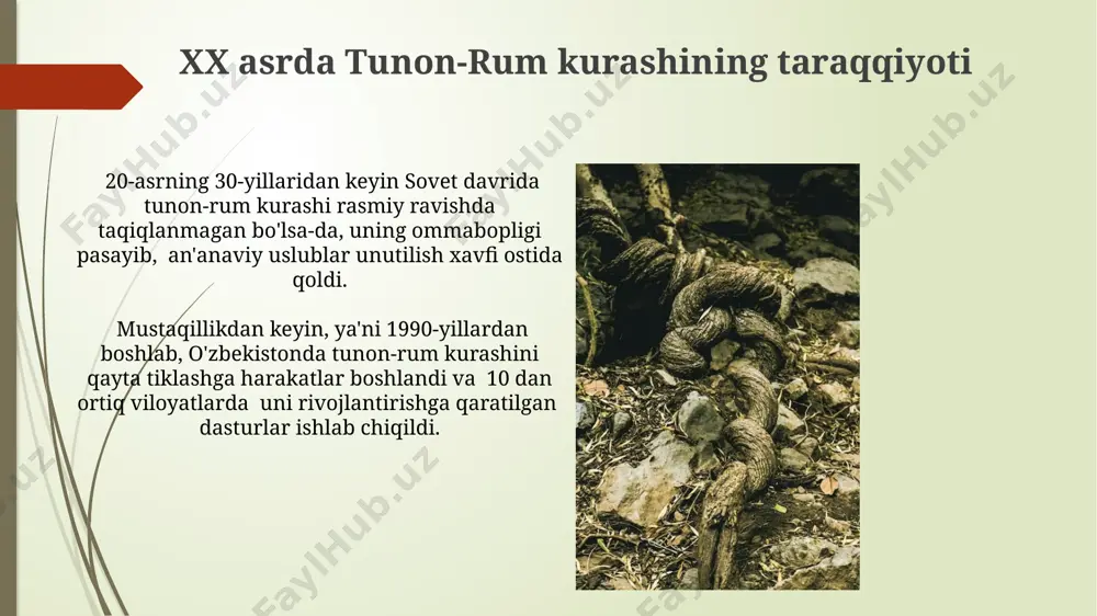 tunon-rum kurashining tarixiy ildizi va turli tarixiy bosqichlarda rivojlanishi - Page 5