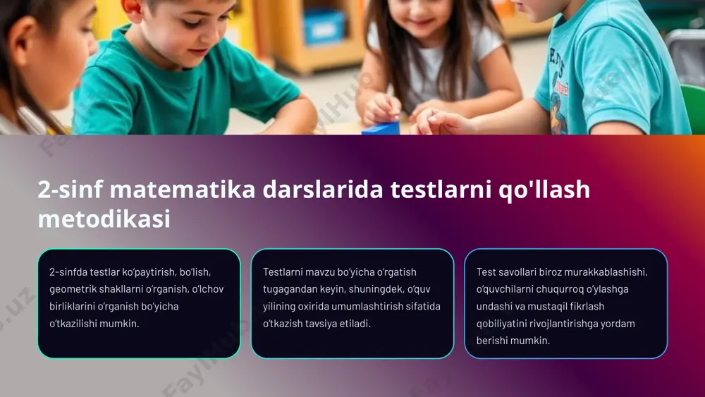boshlang‘ich sinf matematika darslari samaradorligini testlar orqali rivojlantirish - Page 5