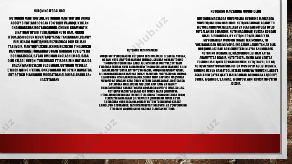 nutqning kommunikativ sifatlari - Page 5