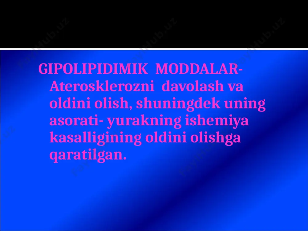 gipolipidimik moddalar - Page 3