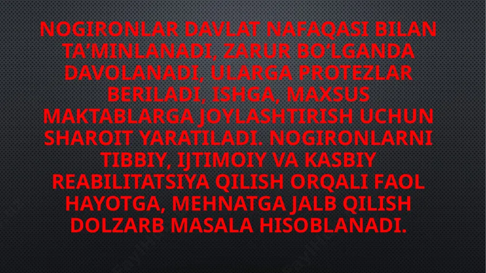 nogironlarni ijtimoiy himoya qilish - Page 5