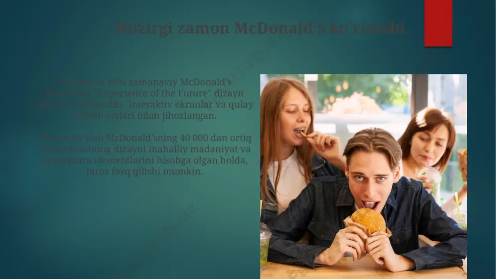 mcdonald's restoranining paydo boʻlish tarixi - Page 4