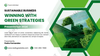 sustainable business — PPTX