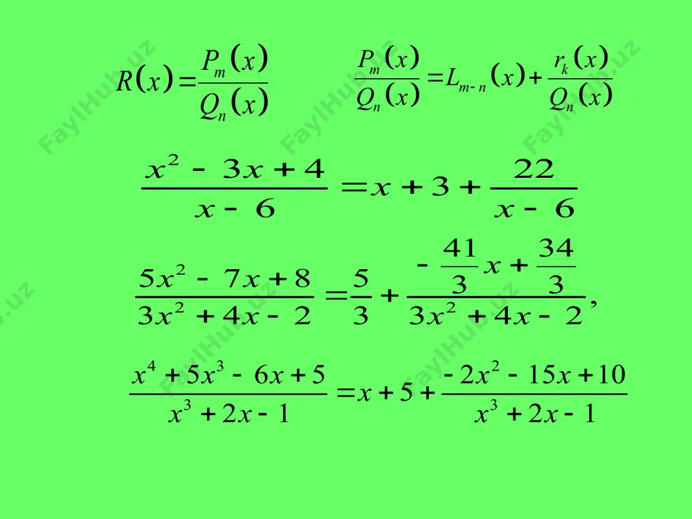 eng sodda ratsional kasrlarni integrallash - Page 3