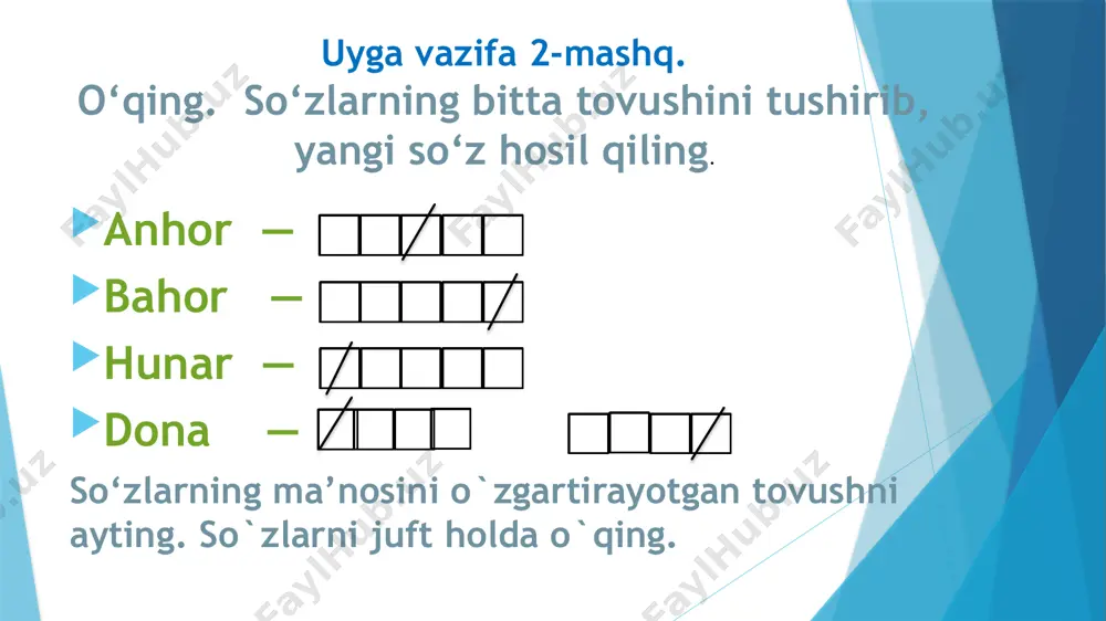 1-sinf tovushlar va harflar - Page 5