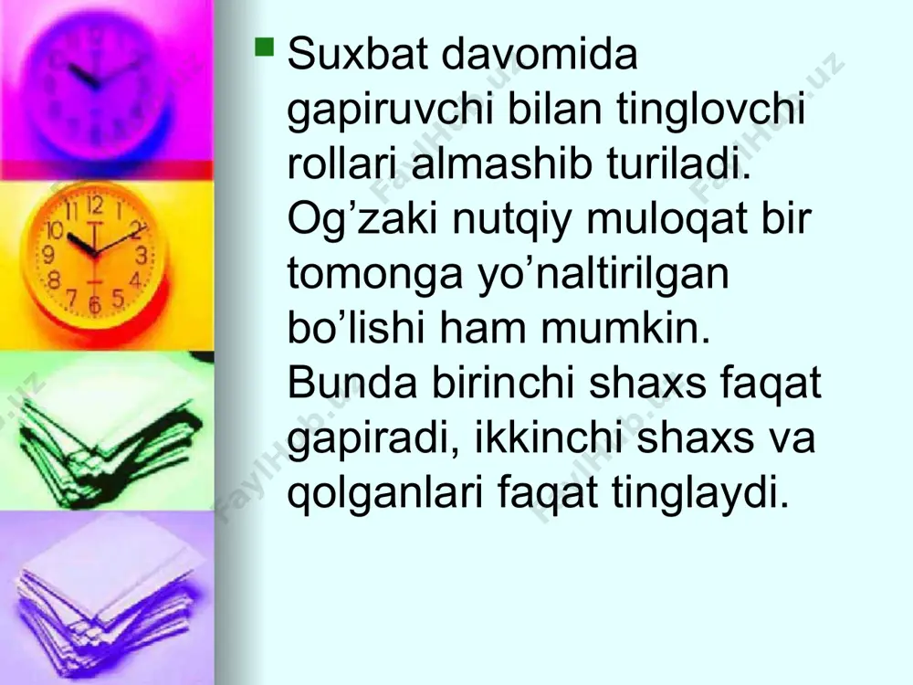 nutq faoliyati turlari. monologik va dialogik nutq - Page 3