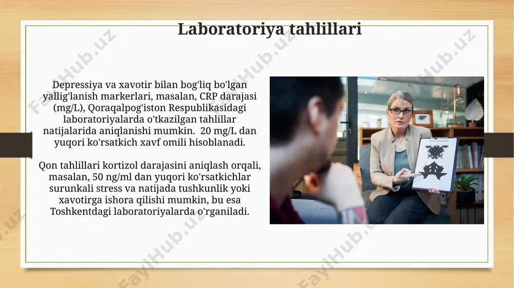 xavotirlanish va depressiyani aniqlash metodikasi - Page 4