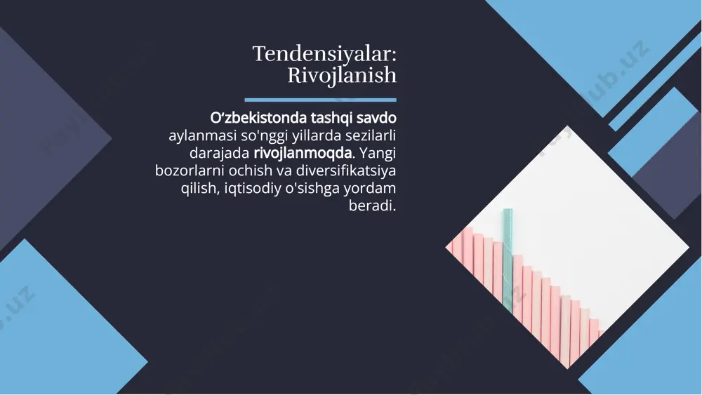 tashqi savdo aylanmasi: tendensiyalar va asosiy muomolarni bartaraf etish yoʻllari - Page 5