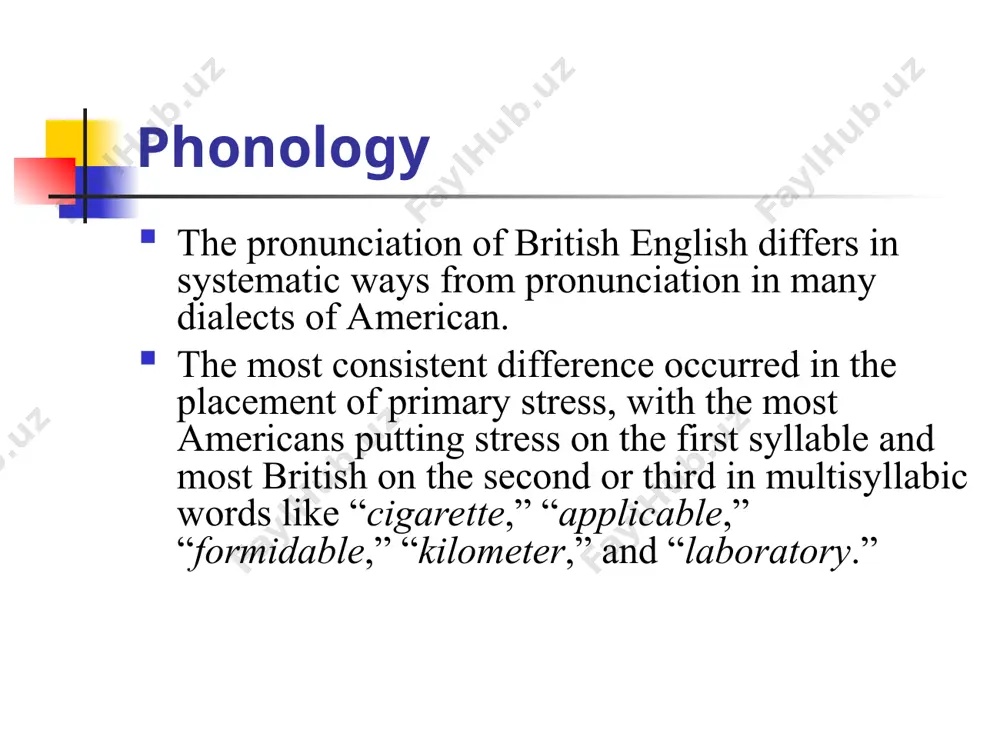 the comparison of american and british english - Page 3