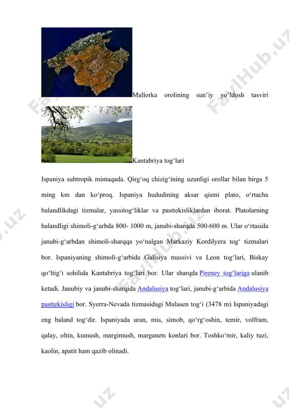iyasining asosiy savdo yoʻllari ispaniya hududida odam quyi paleolit davridan yashaydi. leridadan kadisgacha boʻlgan hududlarda mezolitga oid qoyatosh suratlari koʻp topilgan. mil. av. 7-asrdan i.ning janubiy va sharqiy sohil boʻylari finikiyaliklar va yunonlar tomonidan oʻzlashtira boshlangan. mil. av. 700—500 yillarda oʻrta dengiz sohilida iberlar madaniyati paydo boʻldi. mil. av. 5—3-asrlarda pireney yarim orol orkali kelgan kelpiarnmt iberlar bilan qoʻshilib ketishi natijasida kelipiberlar shakllangan. mil. av. 3-asr oxirlarida ispaniya hududining koʻp qismi karfagen qoʻl ostiga oʻtdi. mil. av. 2-asr boshiga kelib rimliklar karfagenliklarni siqib chiqardi. mil. av. 197 yilda rim ispaniya hududini 2 viloyat (yaqin ispaniya va olis ispaniya)ga boʻlib yubordi. mil. 409 yil ispaniyaga alanlar, svev va vandallar, 418 yildan vestgotlar kirib kela boshladi. 711—718 yillarda pireney yarim orolning deyarli hammasini arablar bosib olib, 756 yil mustaqil davlat – kordova amirligini, 929 yilda esa kordova xalifaligini tuzdi. kordovada sugʻoriladigan dehqonchilik paydo boʻldi, hunarmandchilik, savdosotiq, fan va madaniyat yuksaldi. 1031-yil xalifalik …