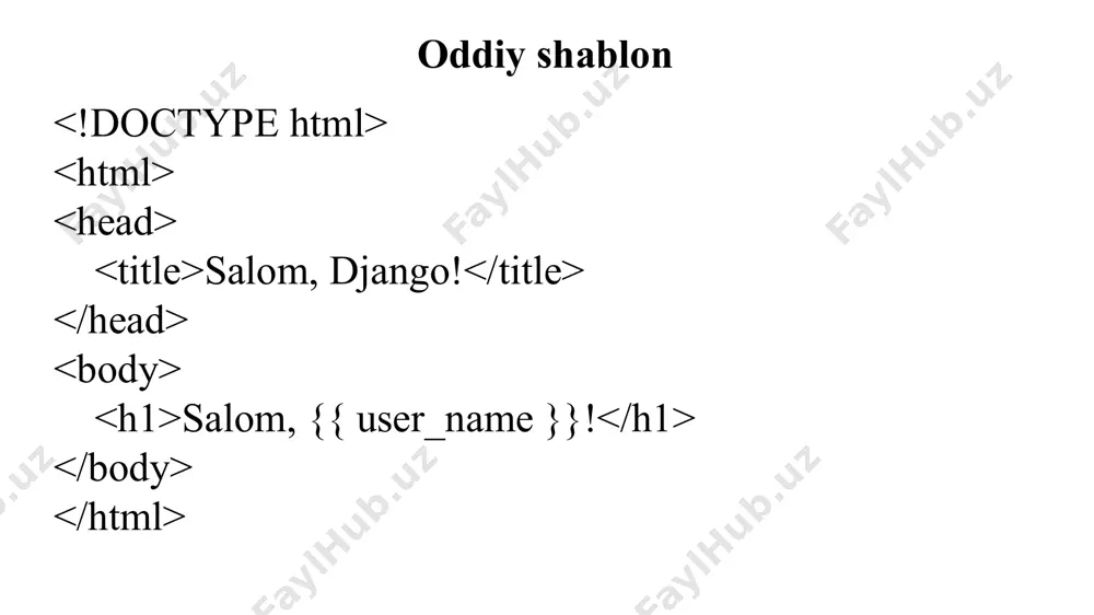 django framework da shablonlar - Page 5