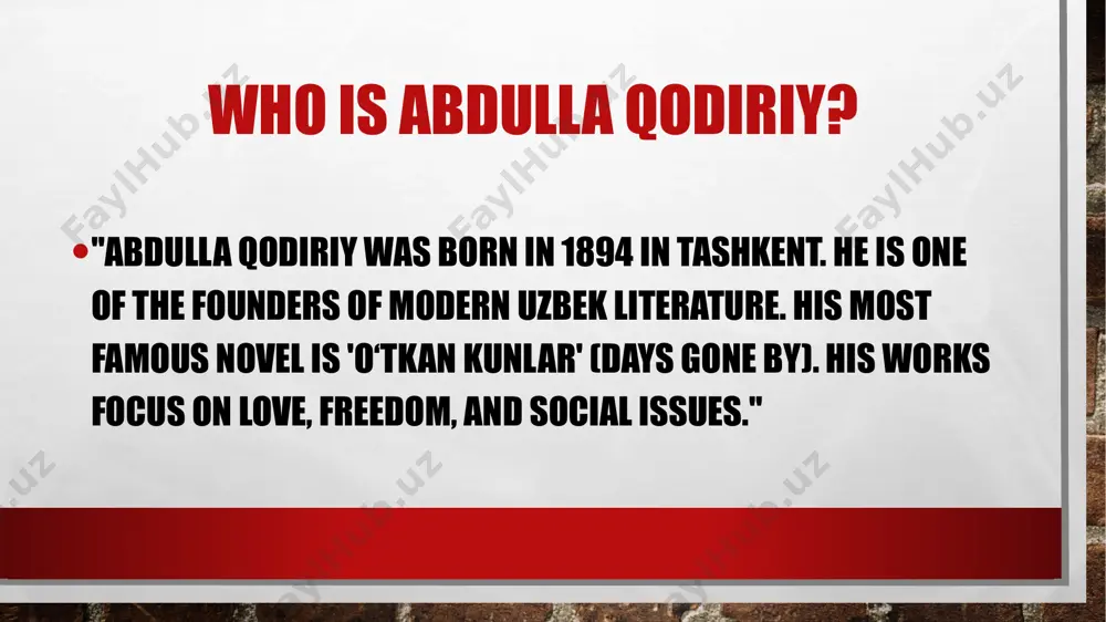abdulla qodiriy - his writing style and literary techniques - Page 3