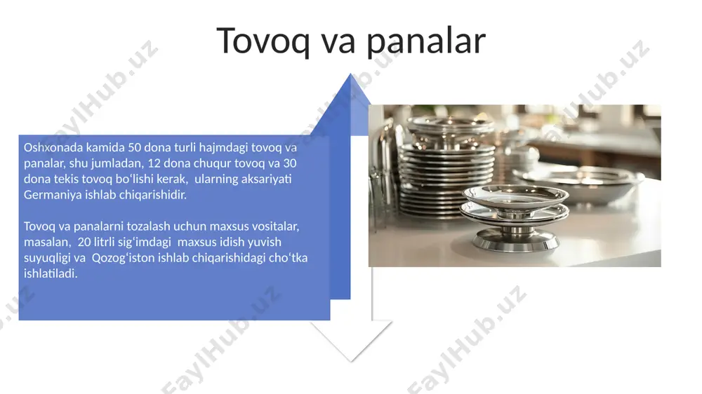 restoran oshxonasida ishlatiladigan idish-tovoqlar - Page 4