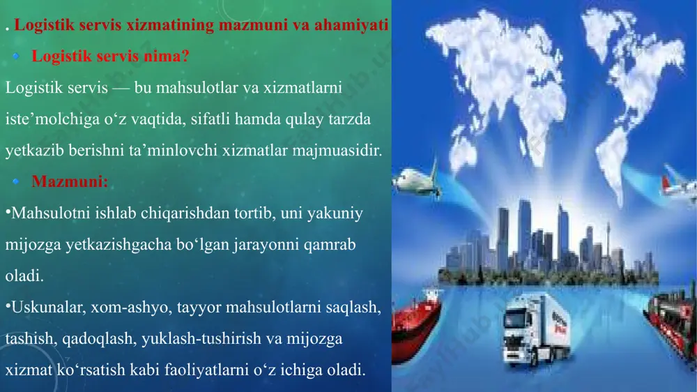 logistik servis xizmati - Page 4