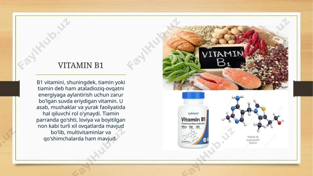 maganligi sababli, dihidrofolat reduktaza (dhfr) tomonidan tetrahidrofolat va metiltetrahidrofolatga aylanadi. ushbu foliy kislotasi konjenerlari hujayralar bo'ylab retseptor vositachiligidagi endositoz orqali tashiladi, bu erda ular normal eritropoezni ta'minlash, purin va timidilat nuklein kislotalarini sintez qilish, aminokislotalarni o'zaro aylantirish, trnkni metilatlash, format yaratish va ulardan foydalanish uchun zarurdir. b12 vitaminini kofaktor sifatida ishlatib, foliy kislotasi metionin sintetaza orqali homosisteinni metioninga remetilatsiya qilish orqali yuqori homosistein darajasini normallashtirishi mumkin. vitamin b12 vitamin b12, shuningdek, kobalamin sifatida ham tanilgan.dnk sintezida, qizil qon hujayralari shakllanishida va asab funktsiyasida hal qiluvchi rol o'ynaydi. u metionin sintaza va metilmalonil-koa mutaza fermentlari uchun kofaktor sifatida ishlaydi. b12 vitamini etishmovchiligi turli xil sog'liq muammolariga, jumladan anemiya, nevrologik muammolar va dnkning shikastlanishiga olib kelishi mumkin. siyanokobalamin b12 vitamini etishmovchiligini tuzatadi va zararli anemiya (megaloblastik ko'rsatkichlar, oshqozon-ichak shikastlanishi va nevrologik shikastlanish) bilan bog'liq simptomlar va laboratoriya anormalliklarini yaxshilaydi. ushbu preparat o'sish, hujayra ko'payishi, gematopoez, nukleoprotein va miyelin sinteziga yordam beradi. shuningdek, …