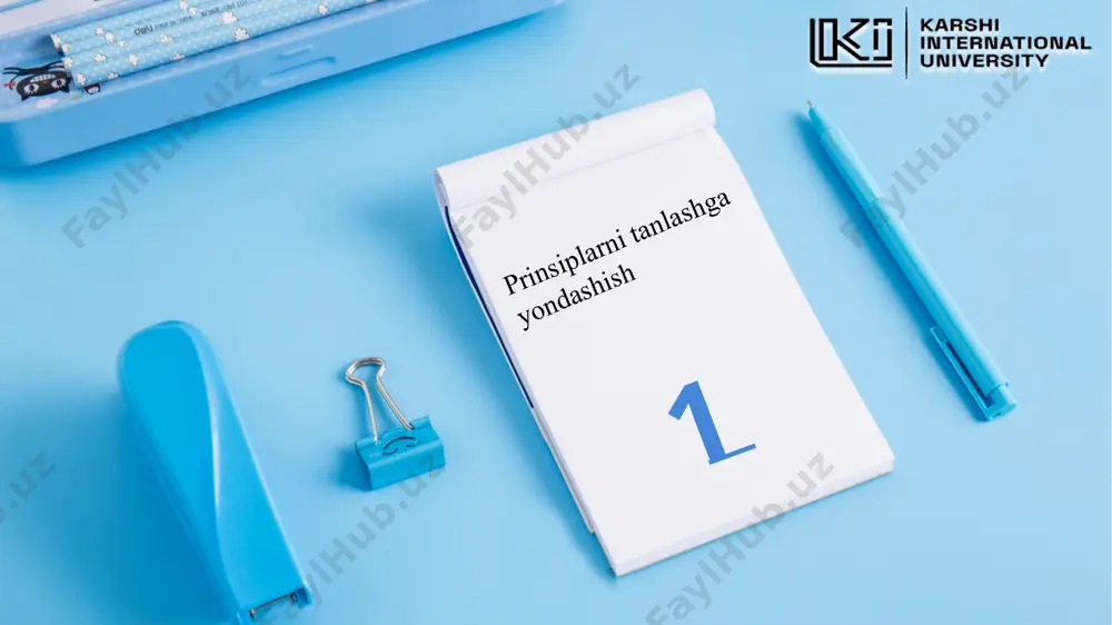 i amalda qo'llash usullarini ongli hamda faol o'zlashtiradigan, o'quv faoliyati ularning ijodiy tashabbuskorligi va mustaqilligini, tafakkuri, nutqi hamda dunyoqarashini shakllantiradigan yo'sinda tashkil etilishi kerak. ta’limdagi onglilik o'quvchilar o 'z faoliyatlarining aniq maqsadlarini tushunishini, dalillar, hodisalar, jarayonlar va ularning o'zaro bog'liqligini anglashni va o'zlashtirgan bilimlaridan amalda foydalana olishini bildiradi. shuningdek, ta ’limning ongliligi o'quvchilarning o'qishga mas’uliyatli munosabatda bo'lishini, o'qituvchi bergan topshiriqni o 'z vaqtida va aniq bajarishga intilishini ham anglatadi. 2018--2019 onglilik va faollik prinsipi quyidagilardan iborat bilimlaктi o‘zlashtirishga qat’iy intilish, ya’ni o‘qishga ishtiyoq. fanni egallashga olib boradigan yo'llarni, ya’ni hozirgi zamon kishisi uchun zarur bilimlarni qaysi usullar bilan o‘zlashtirish mumkinligini bilish o‘quvchilarning o ‘quv faoliyatida o ‘z oldilaridagi maqsad va vazifalarning mohiyati hamda ahamiyatini, ya’ni o‘zlari nima uchun o‘qishlari kerakligini tushunishlari. fanning faktlari hamda qonuniyatlarini ravshan va chuqur tushunish, o‘quv materiallarining bola ongida qayta ishlanishi va uning o‘z boyligiga aylanishi, olingan bilimlami hayotda qo‘llay bilish. 2018--2019 ko’rsatmalilik prinsipi ko‘rsatmalilik prinsipi …