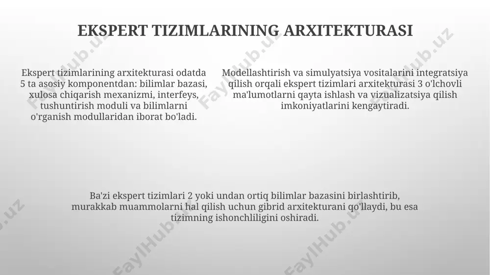 ekspert tizimlari va ularning turlari - Page 5