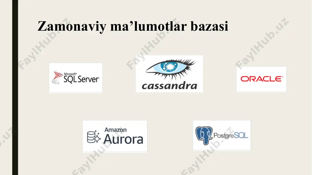 ma’lumotlar bazasining maqsadi, vazifalari va asosiy tushunchalar - Page 4