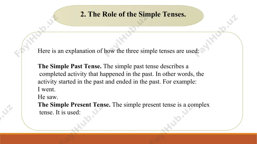 the simple tenses. taqdimot 15 bet. - Page 4